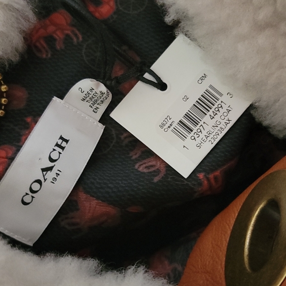 Coach Shearling Coat - Picture 12 of 13
